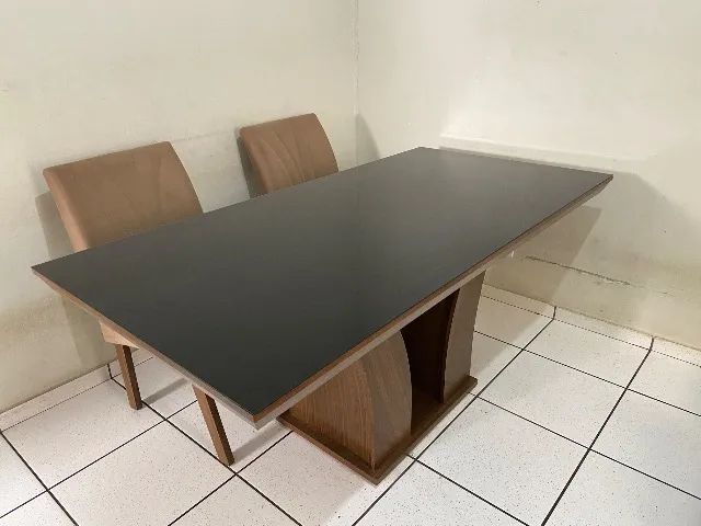 Mesa de jantar com 6 cadeiras 1,80x0,90