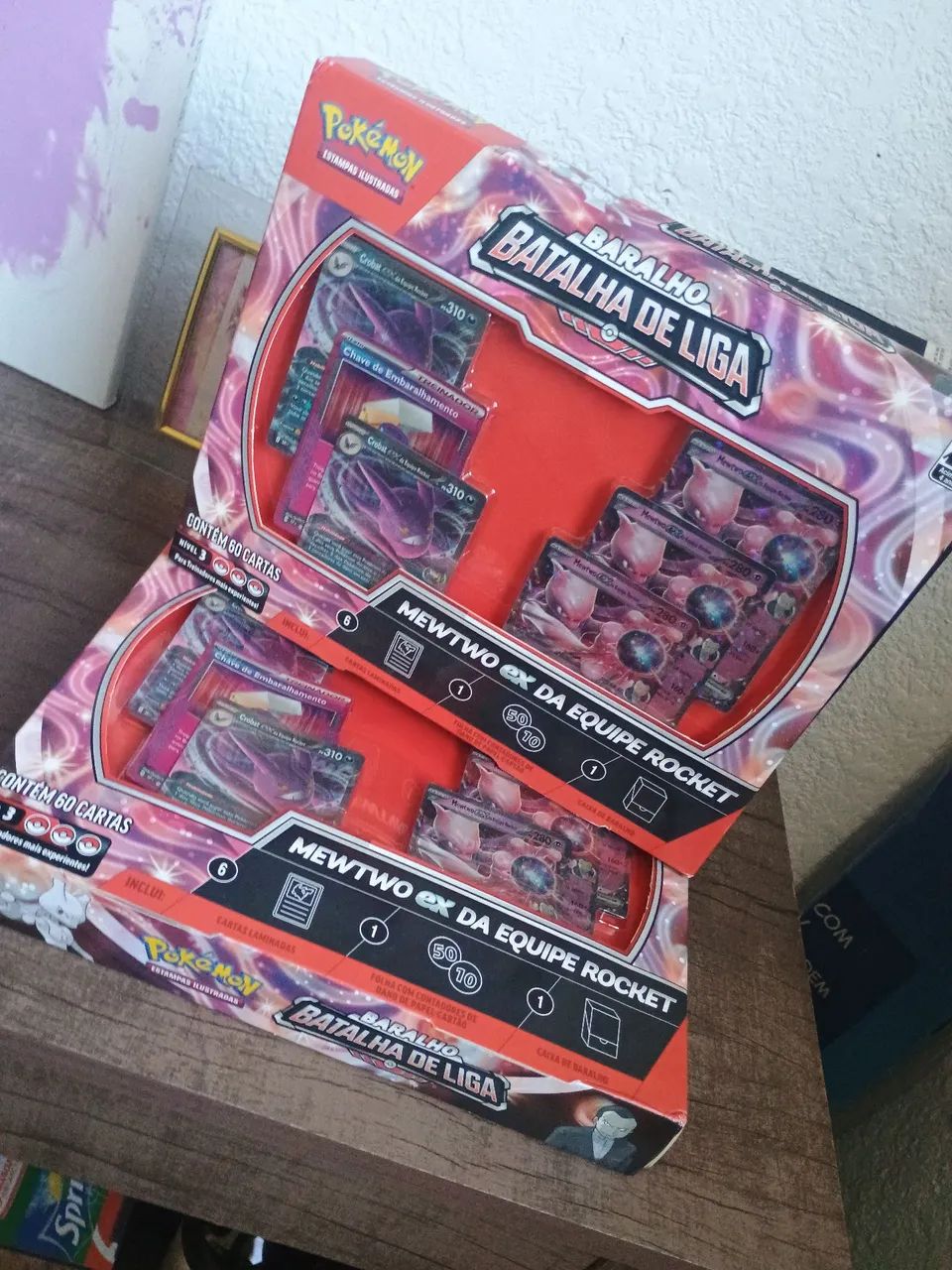 Baralho de Batalha de liga Mewtwo ex da equipe Rocket - CDs, DVDs