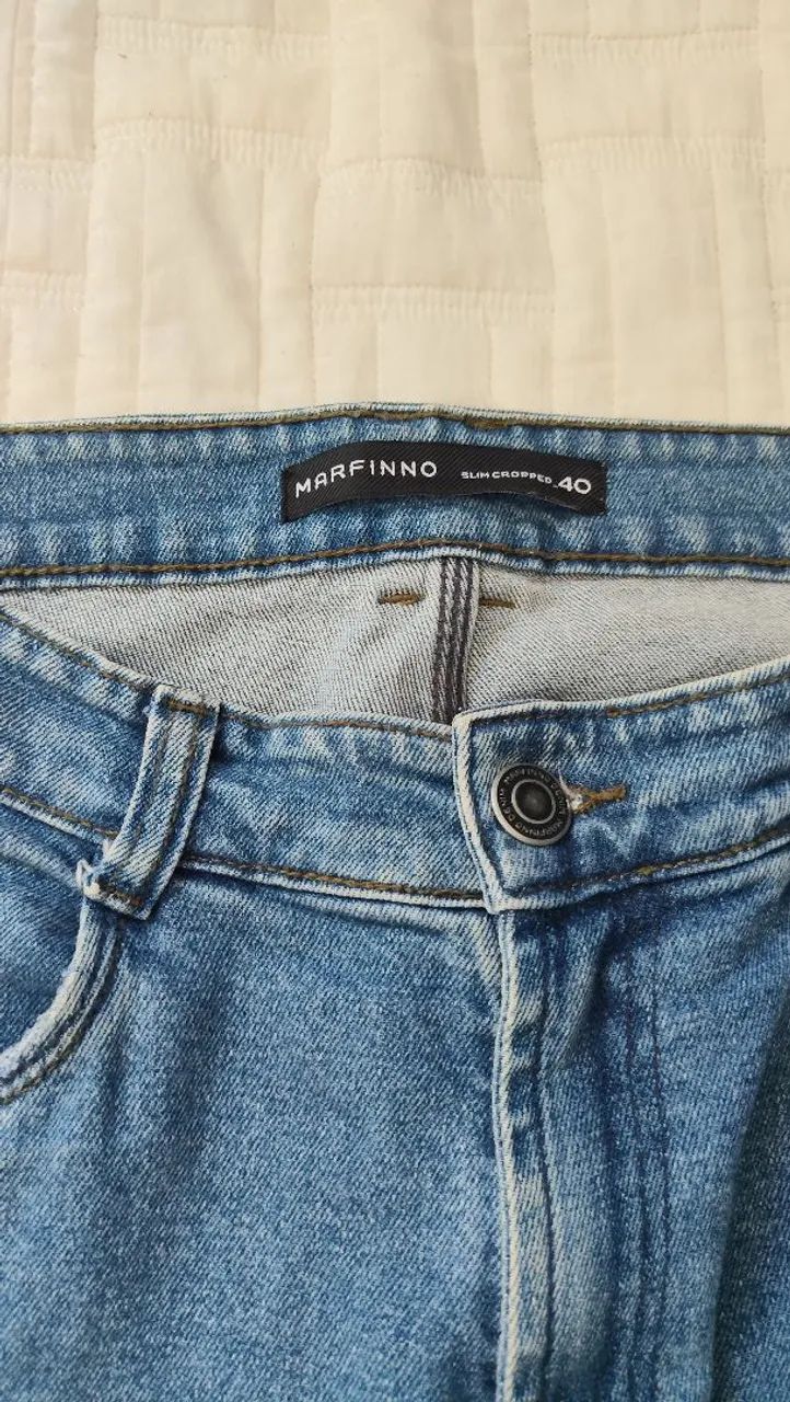 Calça cropped marfino  - Foto 2