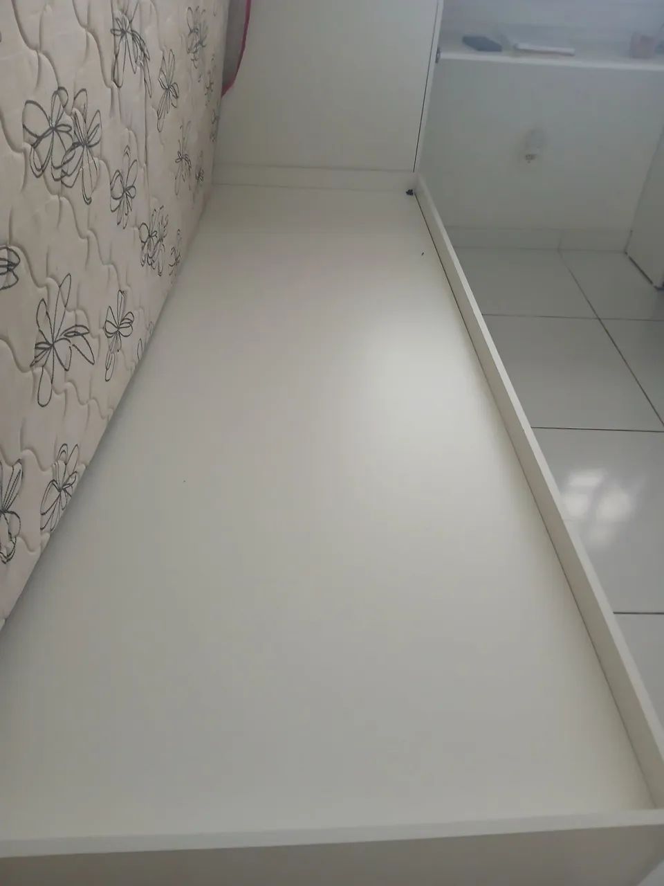 Cama Branca Solteiro - Foto 3