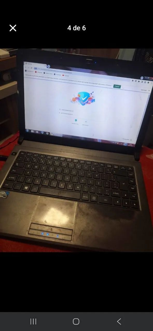 Nootbock usado funcionando precisa formatar pra retida pecas - Foto 2
