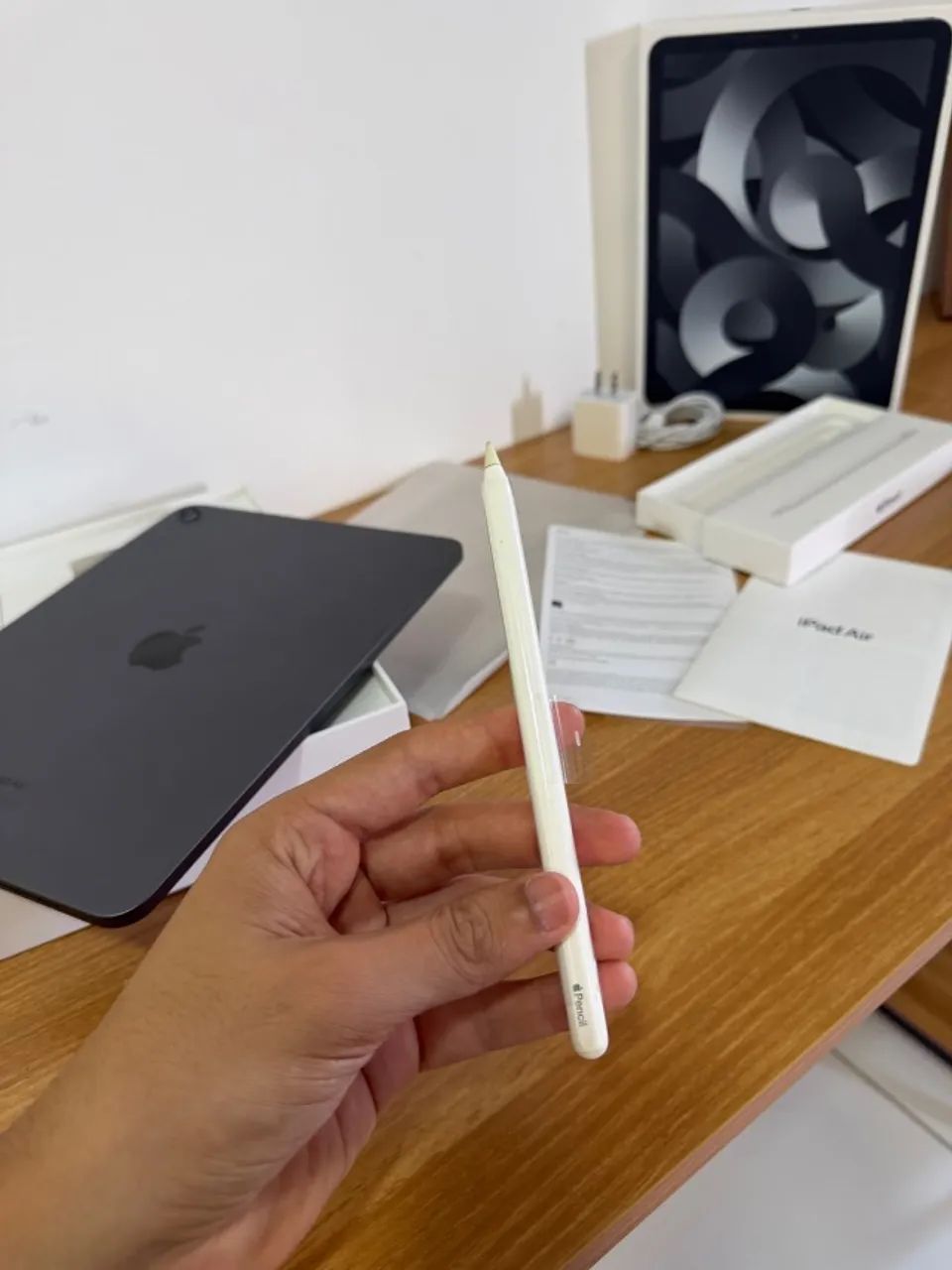 iPad Air M1 256GB | Completo | Com Pencil Original - Notebooks