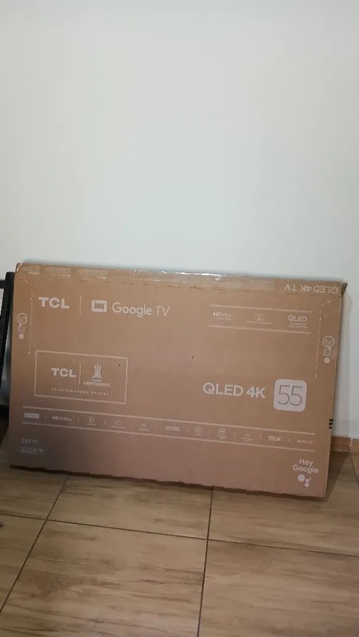 Tv marca TCL nova 55 polegadas,4 anos de garantia 