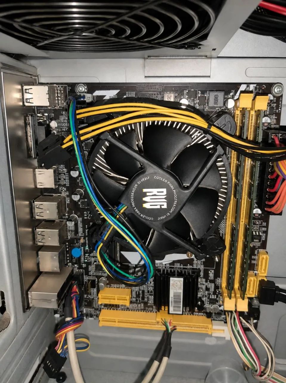Placa mãe ddr3 + memória+ processador 