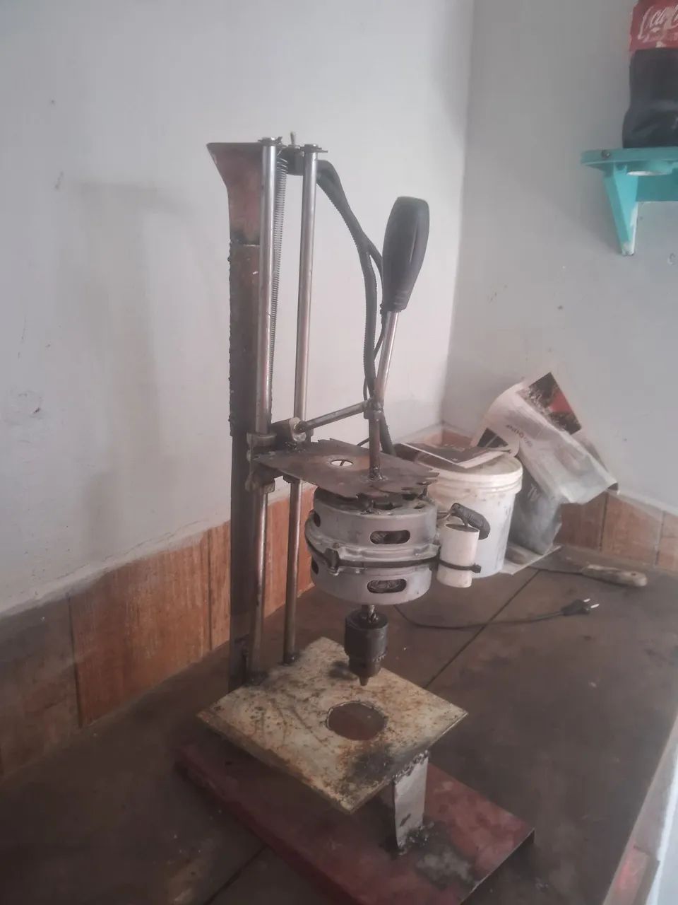 Vendo furadeira bancada caseira