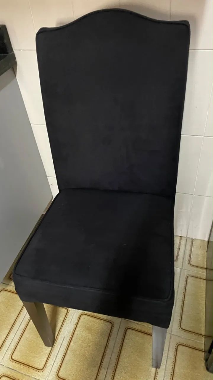 Cadeira veludo