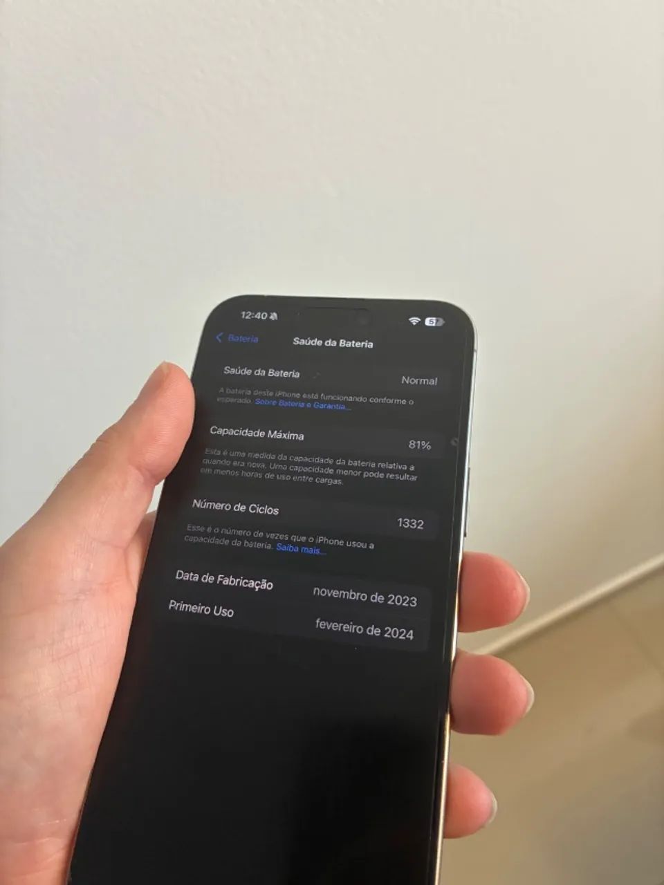 iPhone 15 Pro Max - 256 GB | Titânio Natural - Foto 5