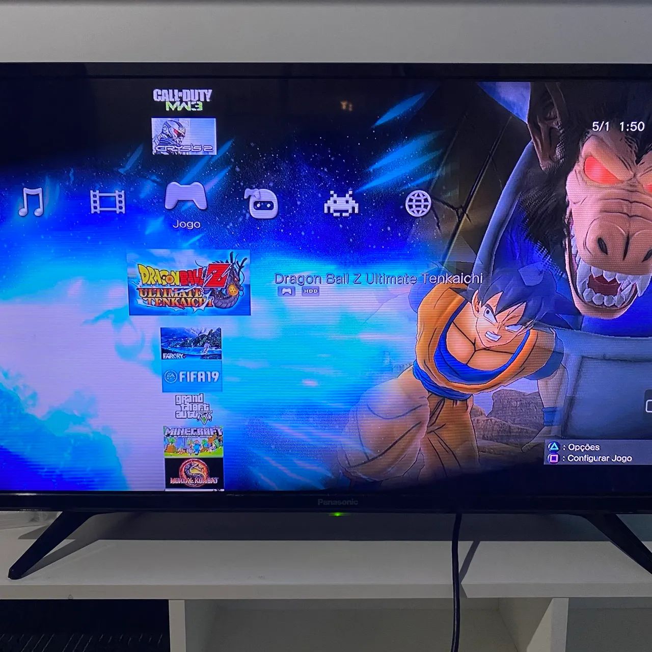 Ps3 com Jogos e Loja/Entrega Grátis  - Foto 3