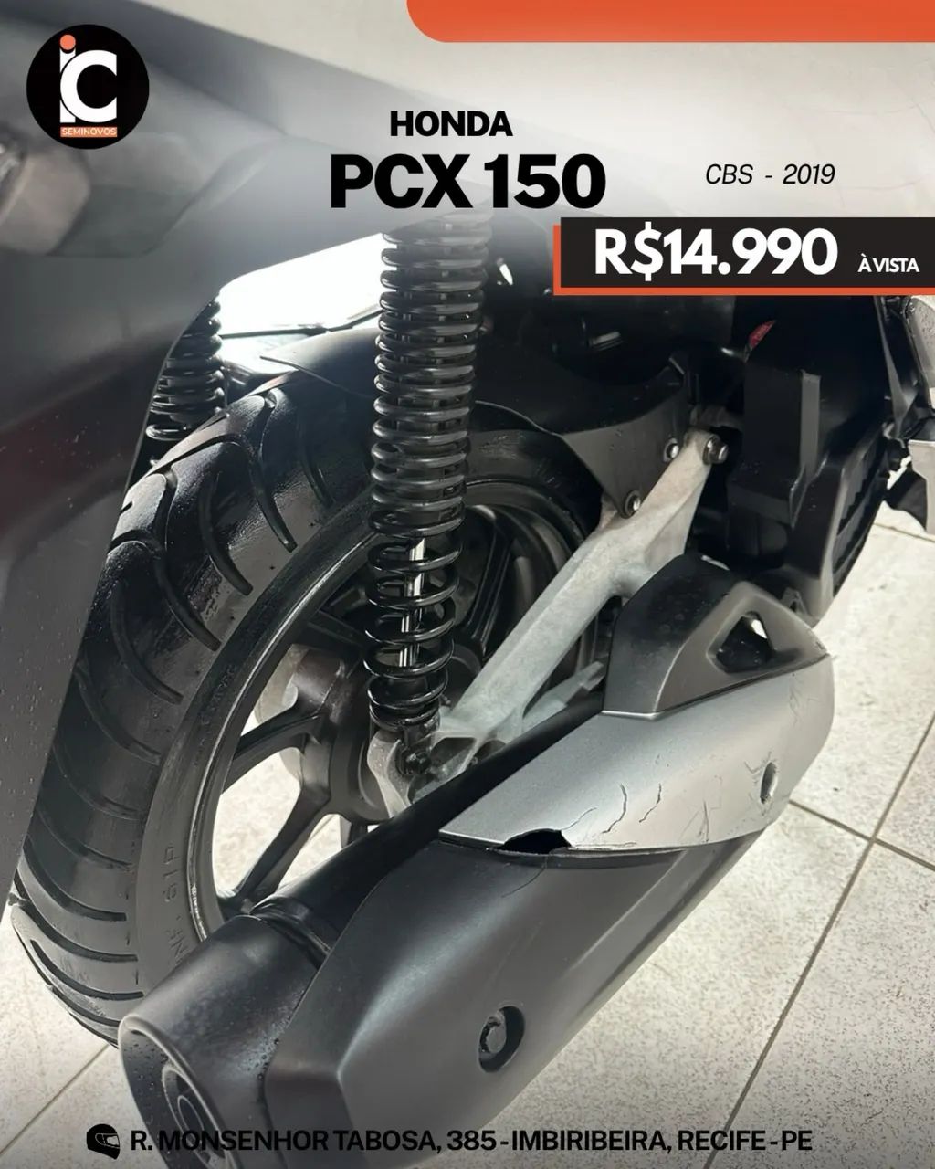 Honda Pcx 150 Cbs 2019 - Foto 4