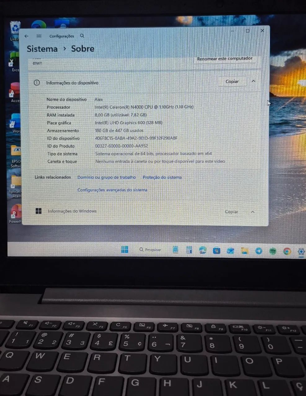 Notebook Lenovo IdeaPad S145 