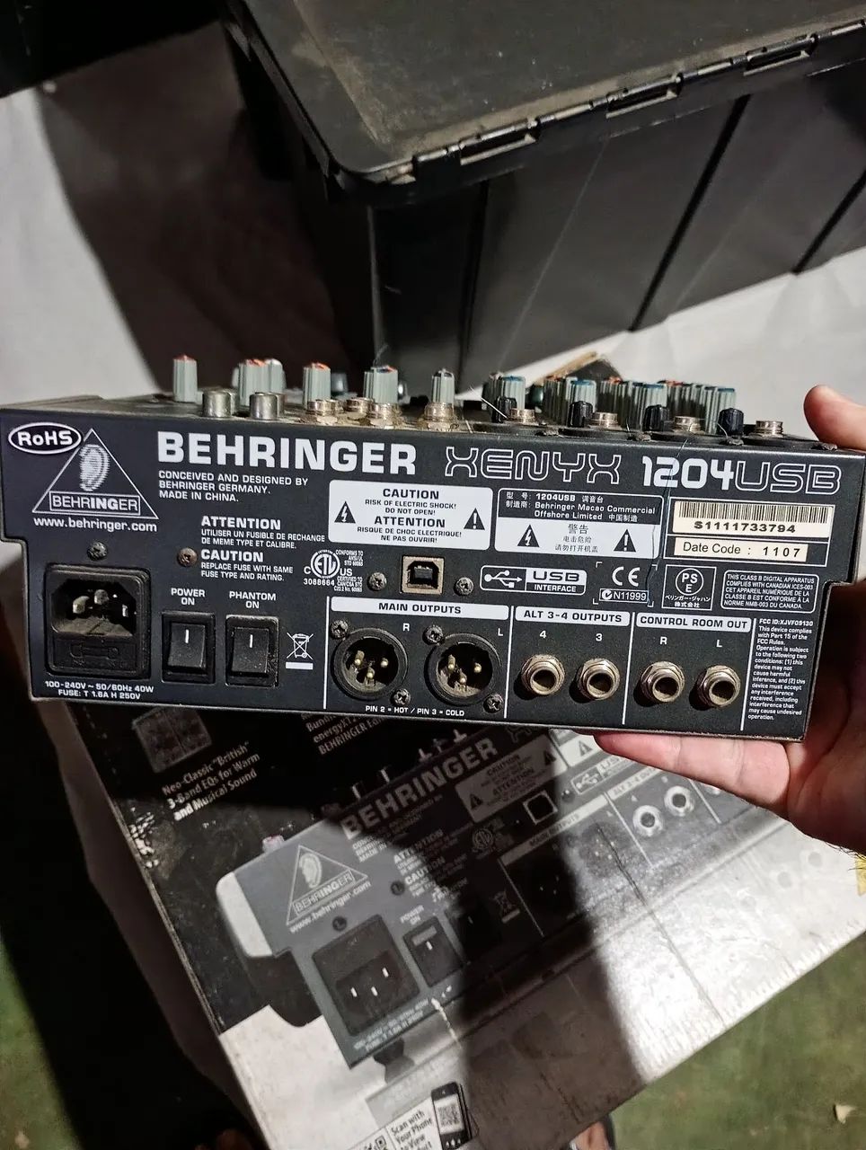 Mesa de som Behringer 1204 - Foto 4