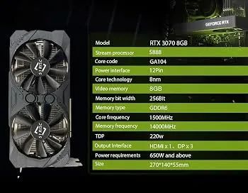 GEforce RTX 3070 8gb  - Foto 2