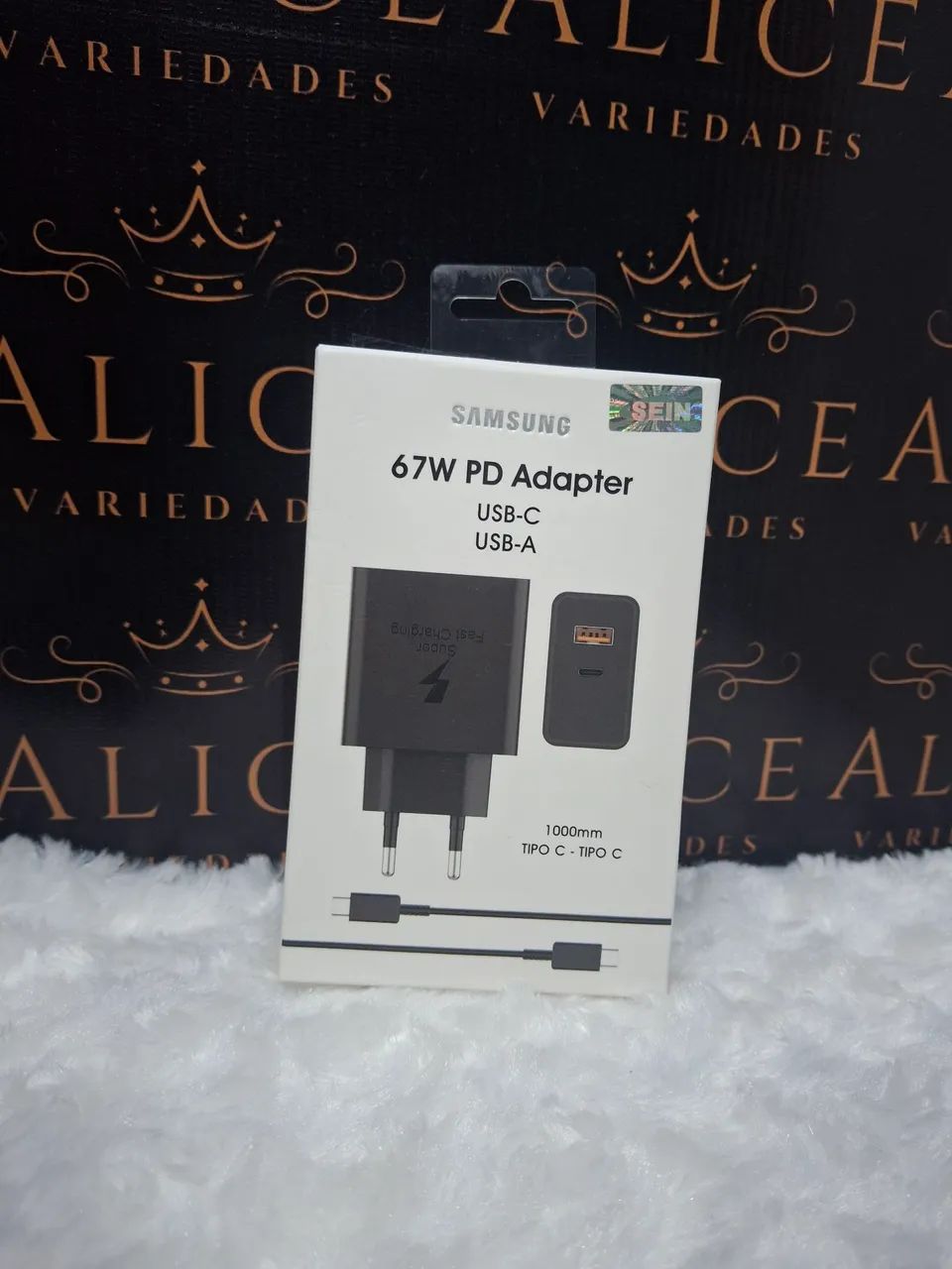 Carregador Samsung tipo C 67w - Foto 2