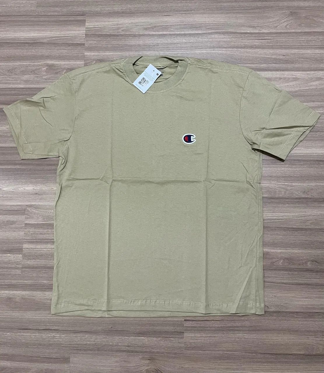 Camiseta Champion Bege