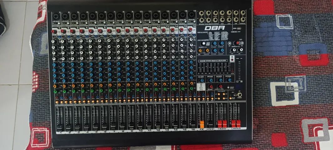 Mesa de Som Dbr Dm16 usb - Foto 4