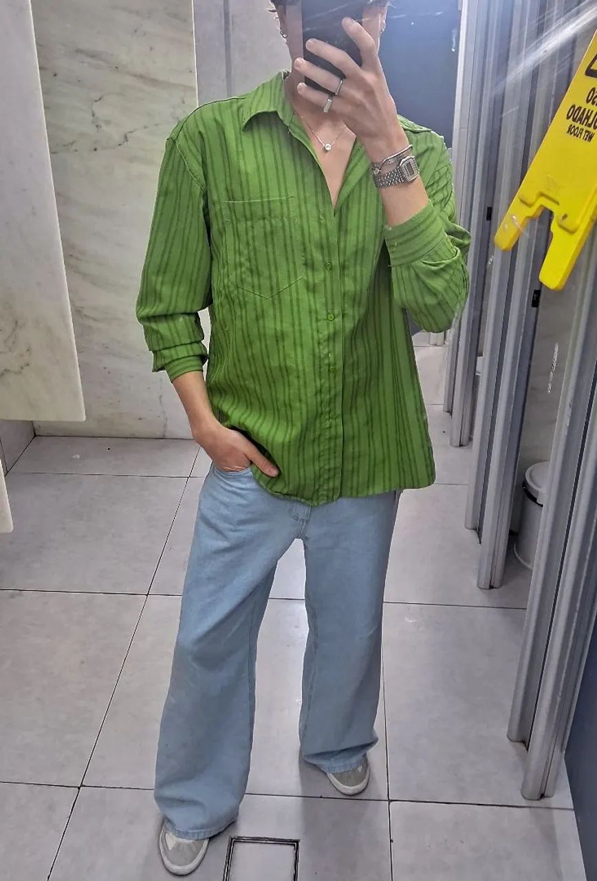 Camisa Manga Longa (Bruno Mars) - (Tamanho 4) - Foto 3