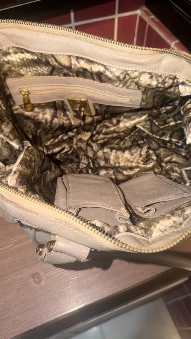 Bolsa carmen steffens original couro - Foto 3