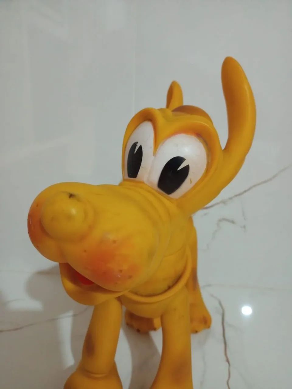 Antigo Cachorro Pluto de borracha Estrela  - Foto 4