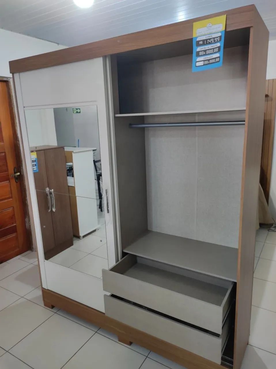 Guarda roupa de casal novo - Foto 4