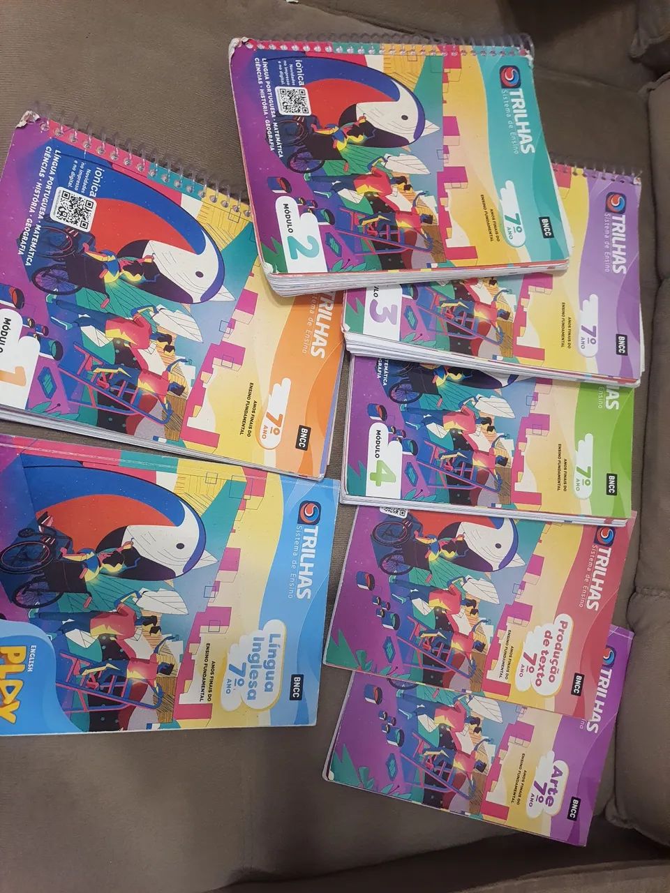 Livros Didáticos 7° Ano Sistema Trilhas  - Foto 2