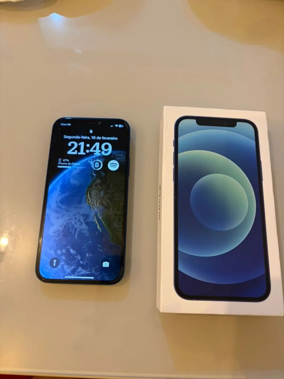 iPhone 12 64GB Azul - Muito Conservado! - Celulares e Smartphones