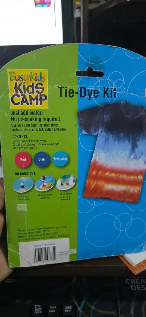 Tai Dai  - Maxprint busy kids camp tie dye KIT - Foto 2