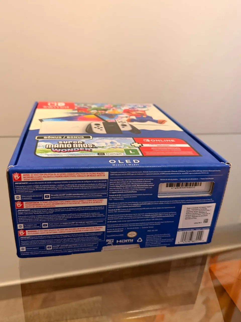 Nintendo Switch oled tela de polegadas 64 GB de armazenamento interno com base  - Foto 4