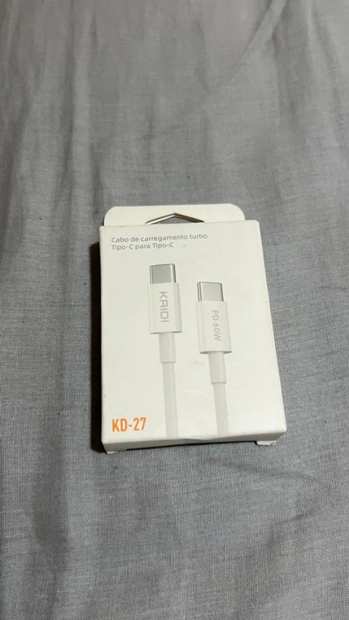Cabo Tipo C para Tipo C - Carregamento e Dados - Foto 2