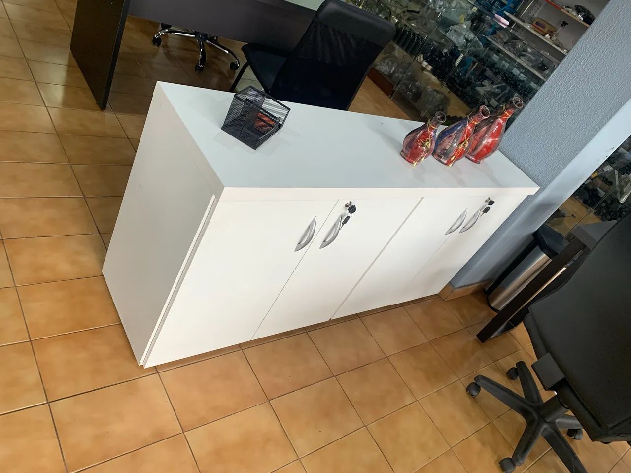 Balcão branco 160x042x075