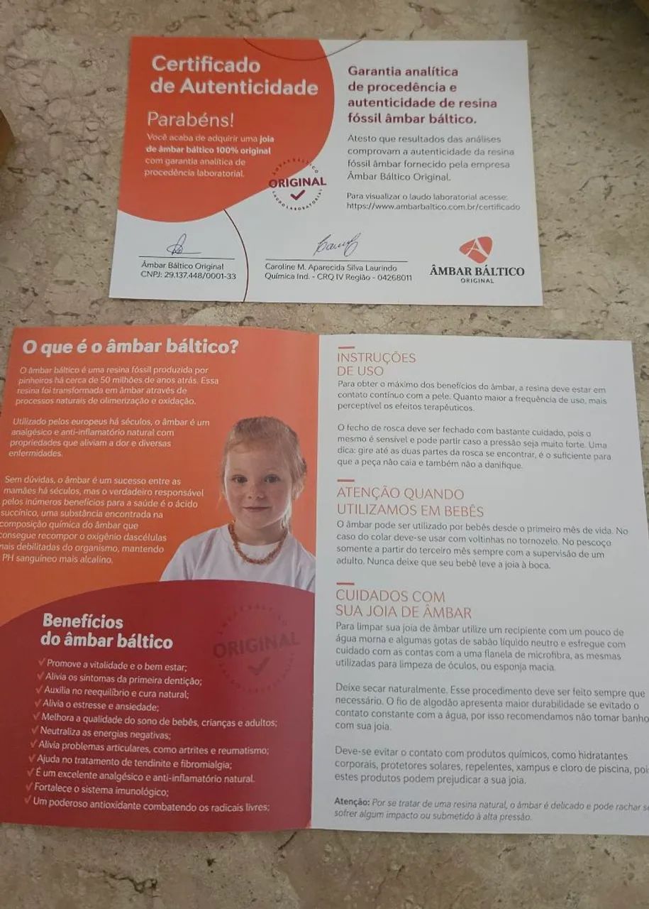 Pulseira Âmbar Báltico barroco limão e ametista com feicho  18 cm - Foto 5