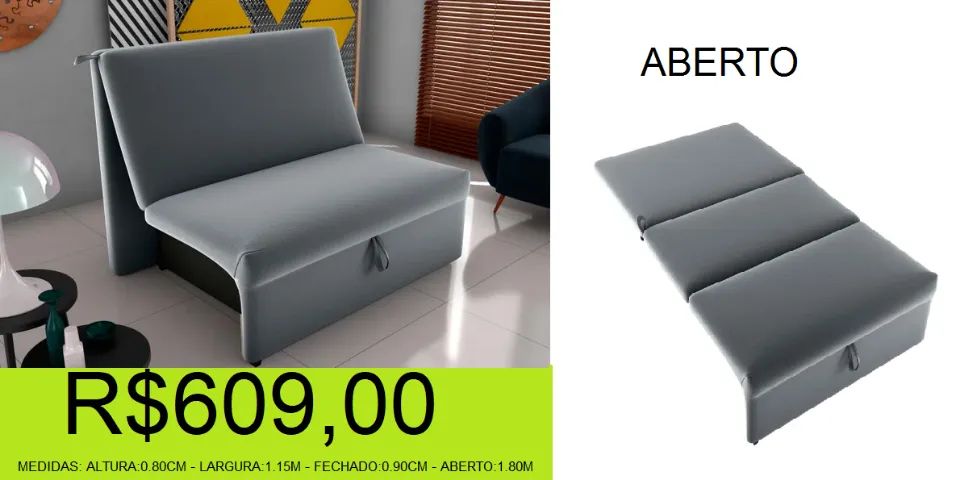 sofá - cama - baú - compre e retire hoje mesmo  - Foto 2