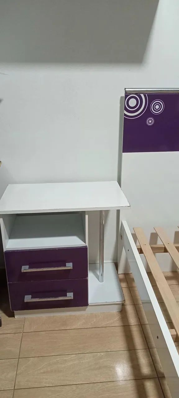 Cama solteiro com banquete nova com colchao - Foto 2
