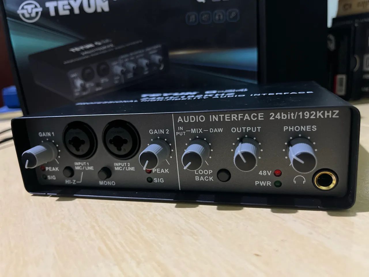 TEYUN Q24| INTERFACE DE ÁUDIO - Foto 2