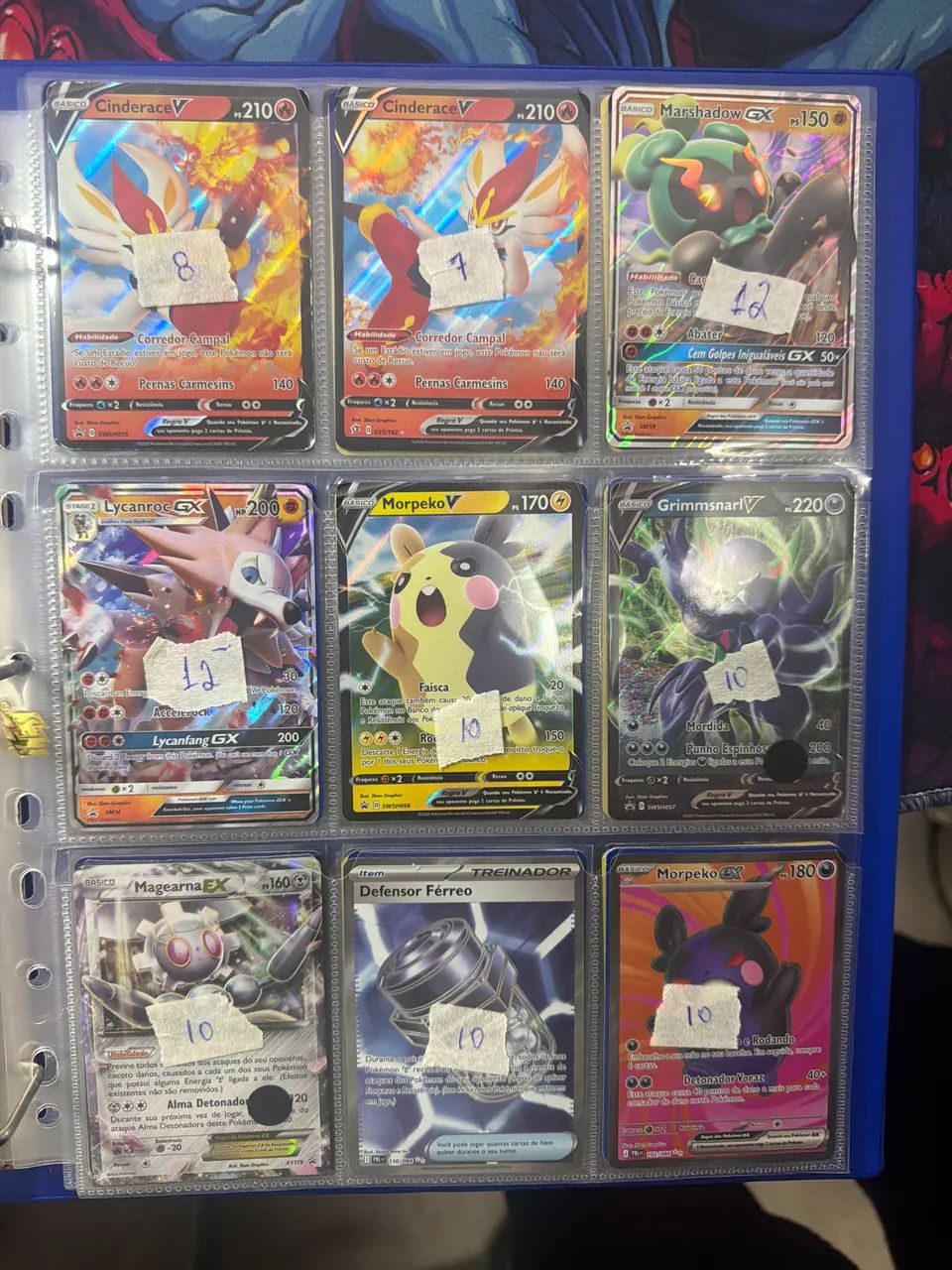 Cartas Pokémon raras, brilhantes, lote 