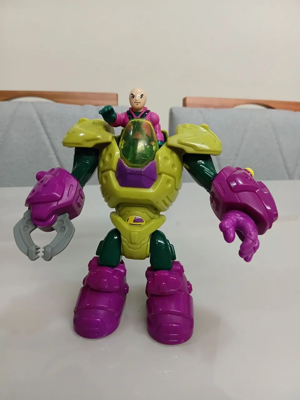 Robo lex luthor imaginext com boneco - Foto 2