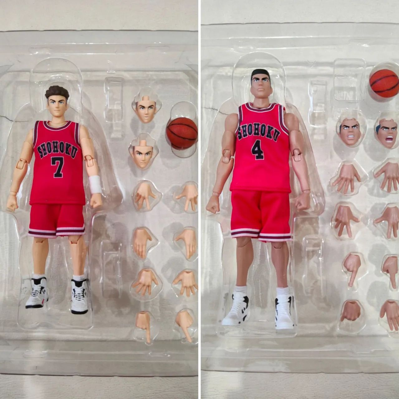 Great Toys Dasin Model Set 6 Slam Dunk Shohoku Sakuragi Akagi Mitsui Rukawa Kogure Miyagi  - Foto 4