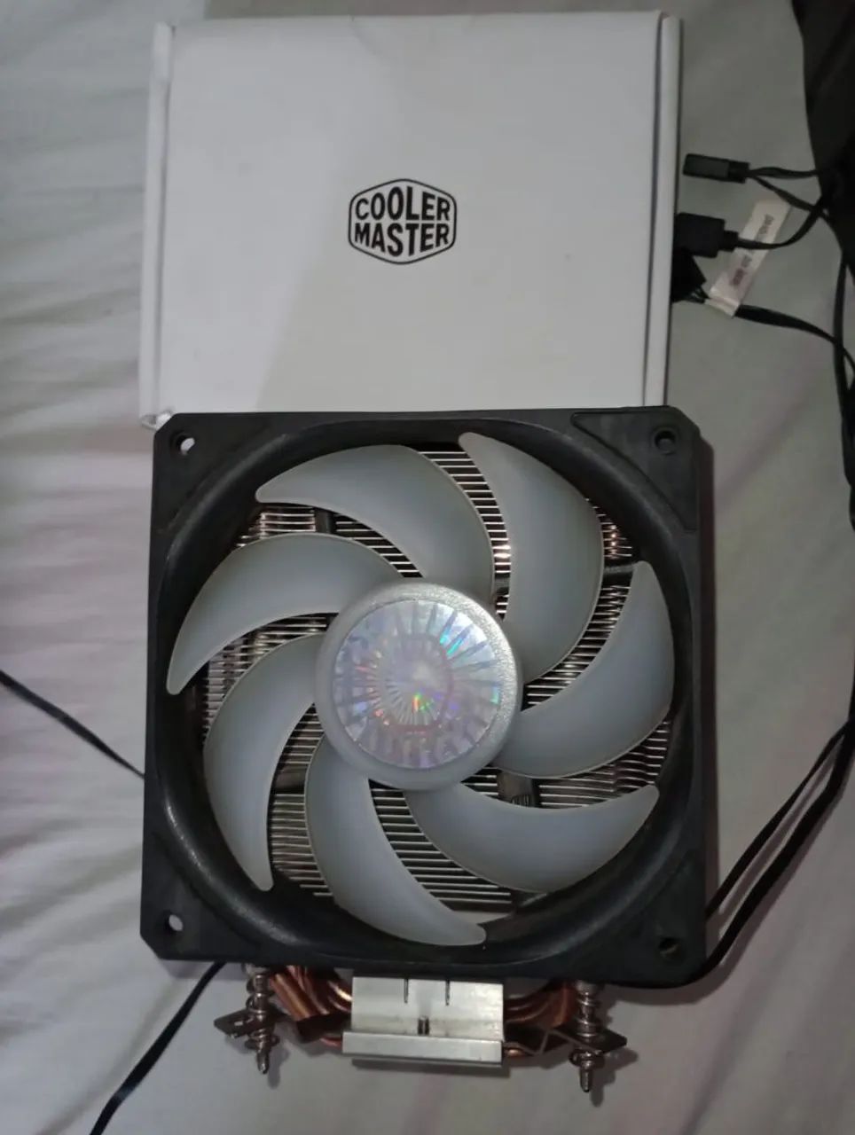 CoolerMaster Hyper 212 Turbo ARGB 120mm, Intel-AMD)  - Foto 5