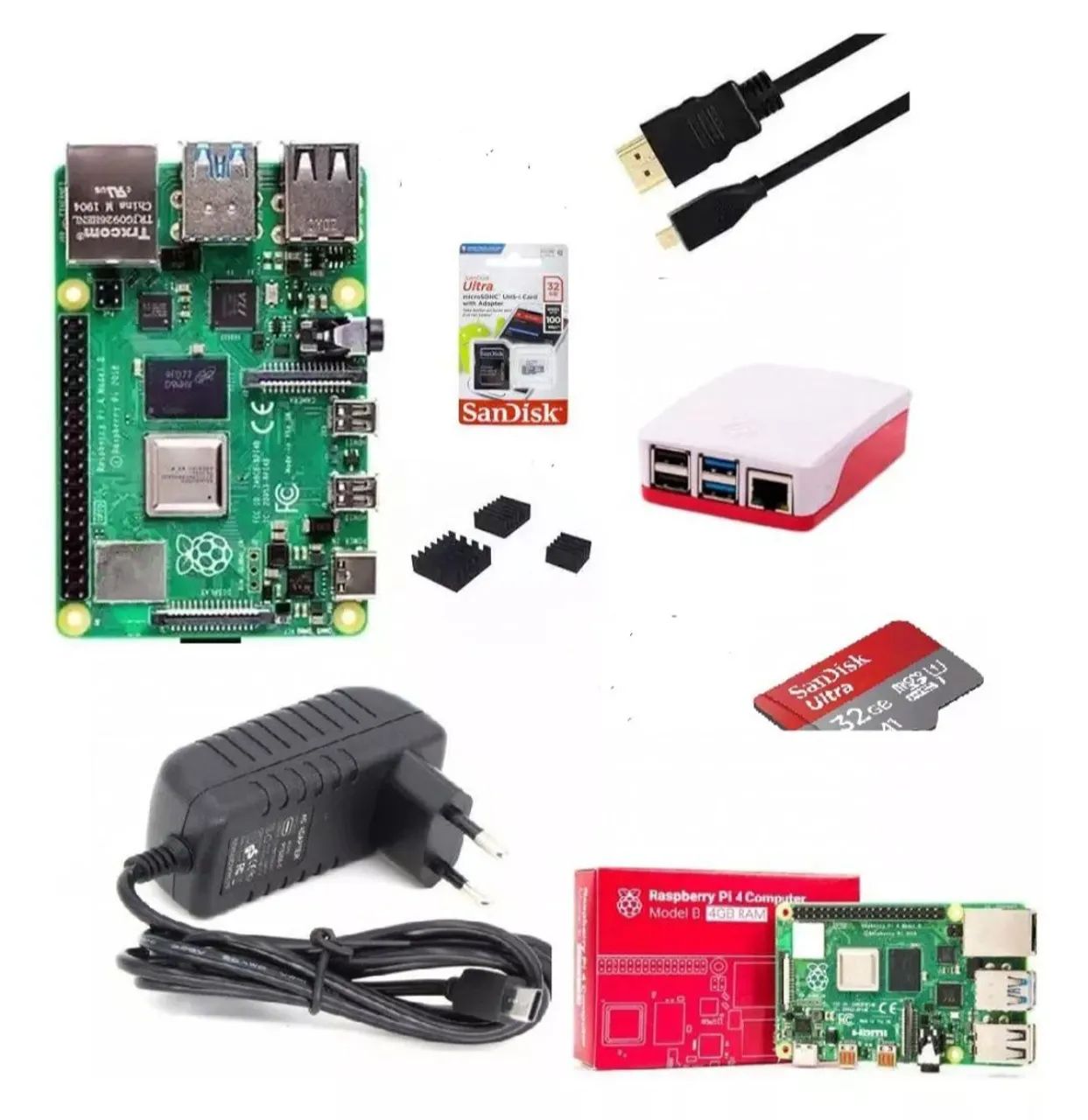 Kit Completo Raspberry Pi 4 Model B 4G RAM428513276829388802