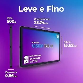 Tablet tab vision 10 128GB 4GB ram - Foto 3
