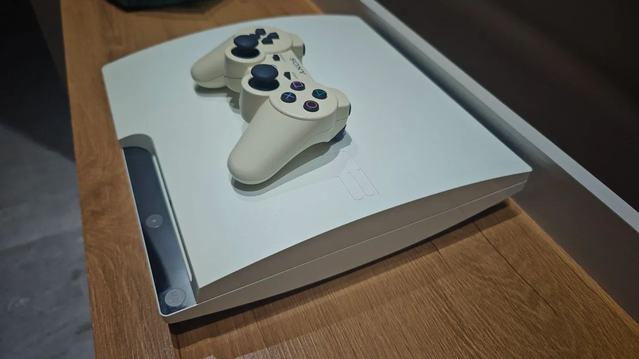 PS3 versão White slim CIB. - Foto 4