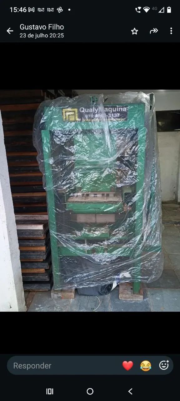 Máquina de blocos e pavers