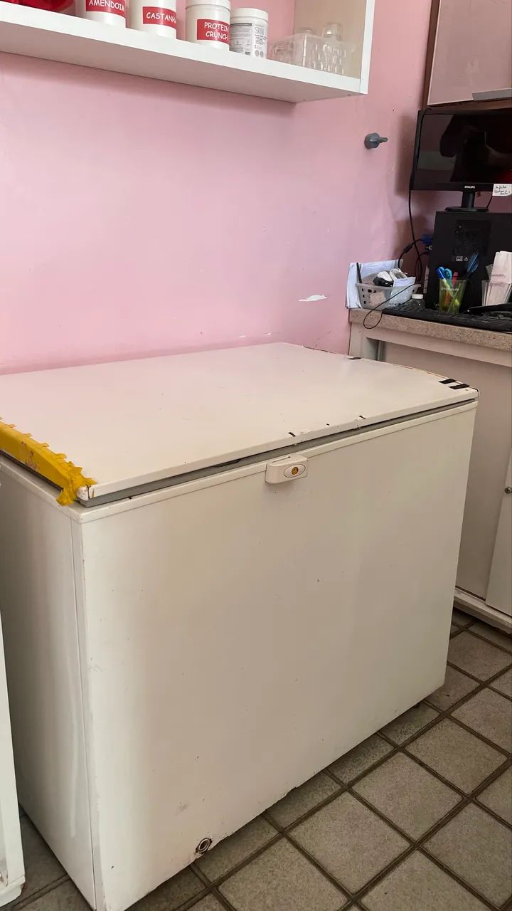 Freezer Horizontal 305l - funcionando perfeitamente - apresentou problemas com recorrência