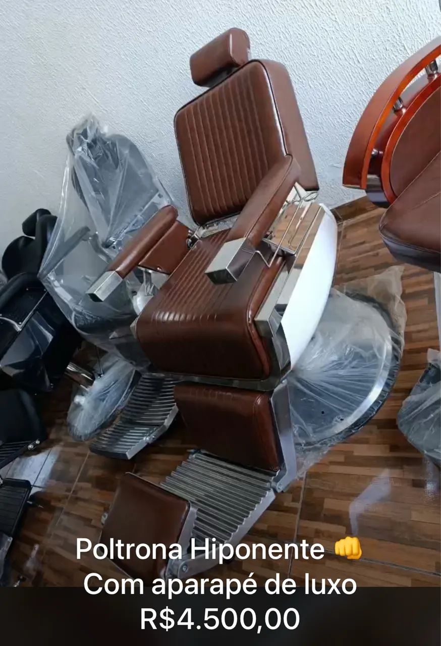 Cadeira Poltrona Barbearia 