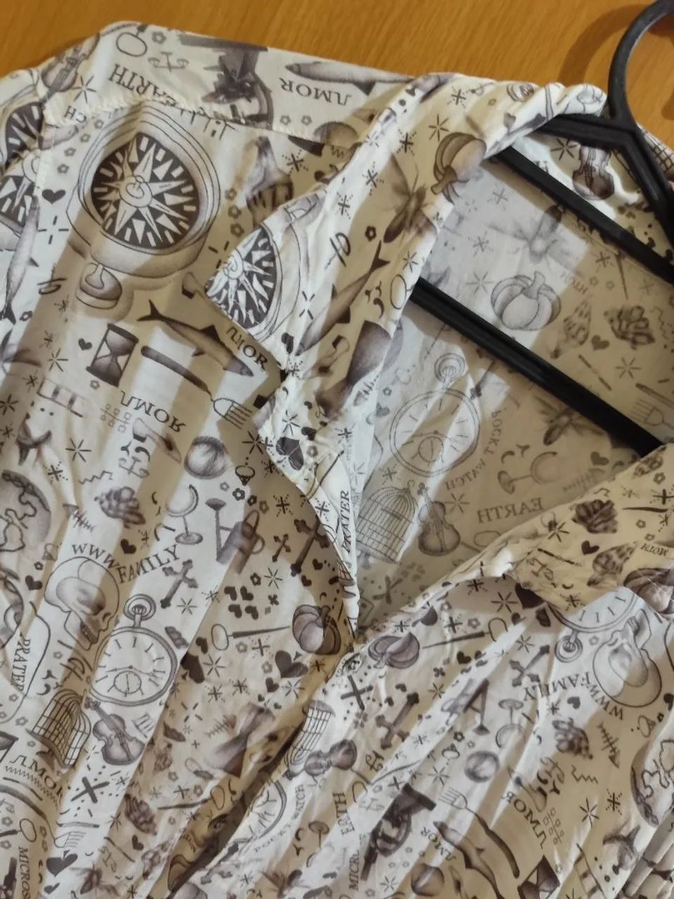 Camisa Botão Estampa - Foto 4