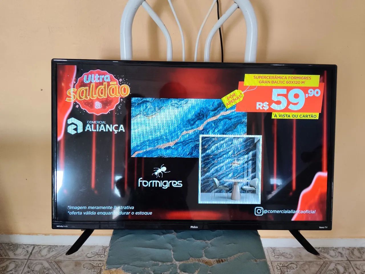 Tv Philco Roku 32 polegadas smart - Foto 4