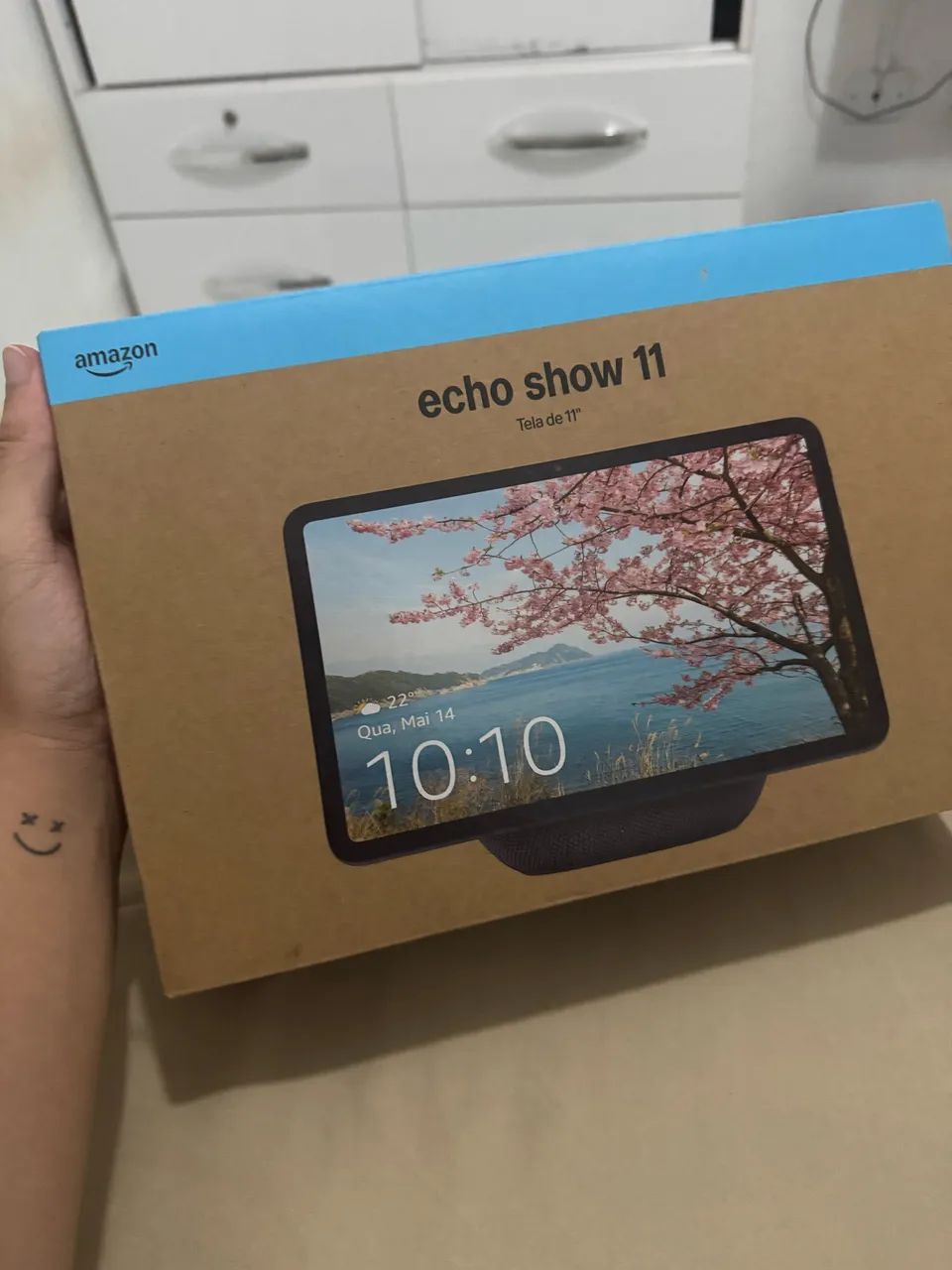 Echo Show 11 com suporte Original Amazon - 1 mês de uso