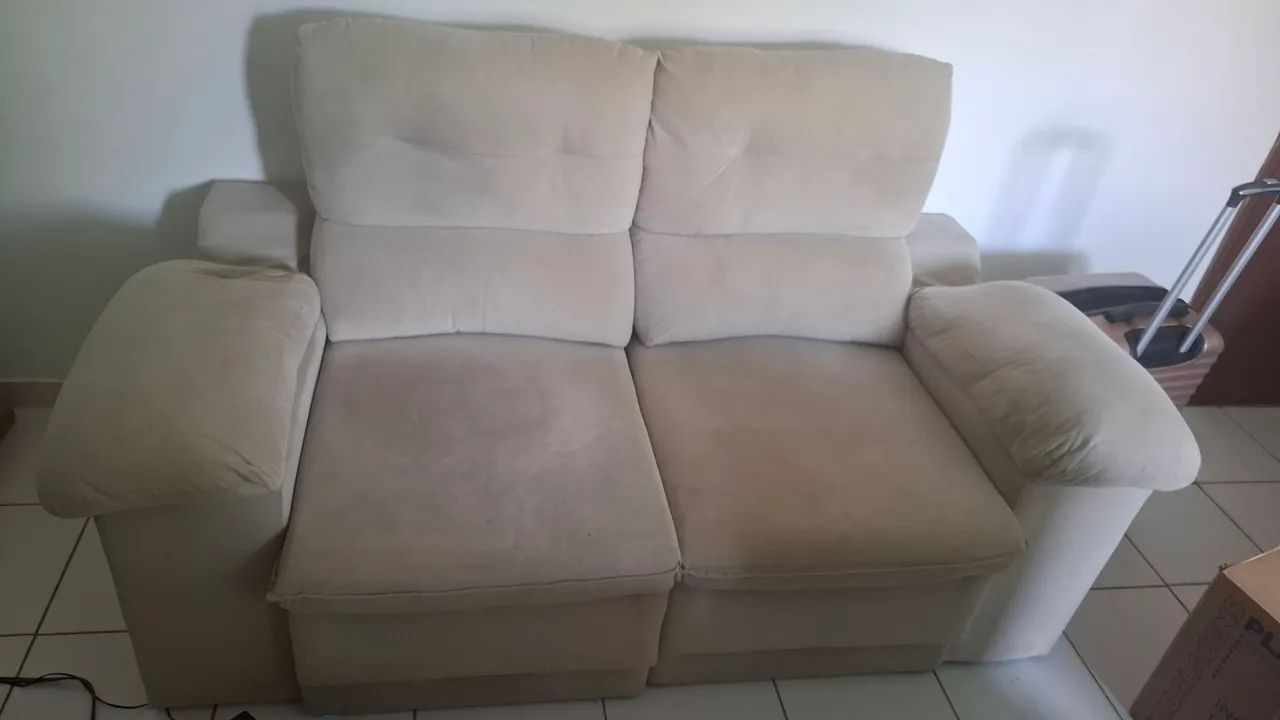 Sofá 2 lugares retrátil 