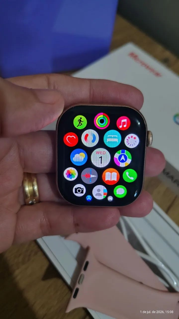 Relógio Smartwatch Rose Gold  - Foto 4