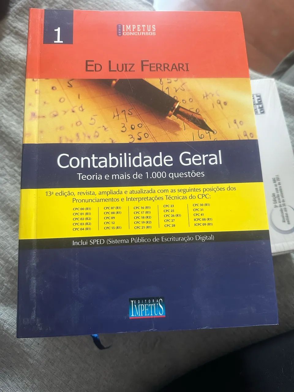 Livro de contabilidade geral (usado)