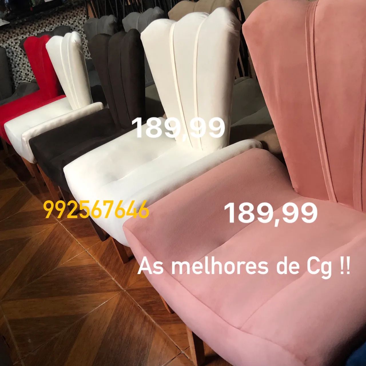 Poltronas suede conchas  - Foto 3